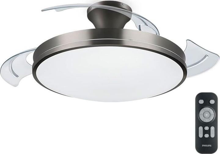 Image du produit Philips Atlas nikel model led ceiling fan power: 28+35w blades: ø106cm with remote control (42.50 dB)