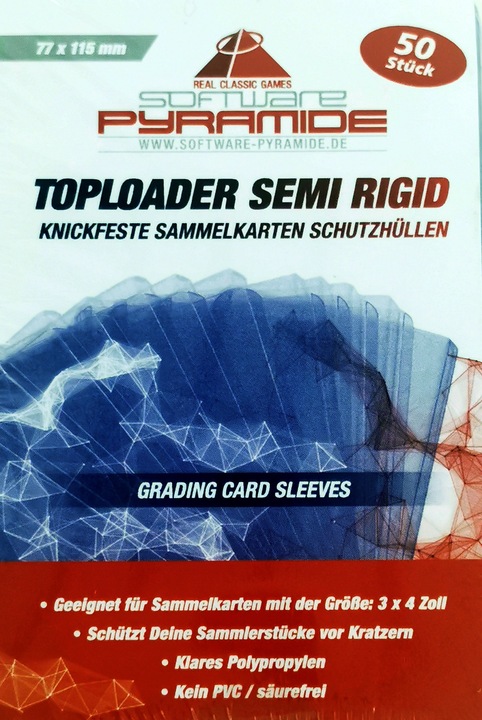 Produktbild Pyramide 50er Toploader Semi Rigid