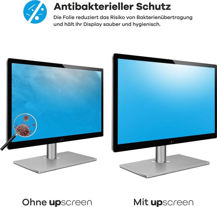 Produktbild upscreen Schutzfolie für LG 24MB35PM-F 24" Displayschutz Displayschutzfolie Folie Klar antibakteriell (24", 16 : 9)