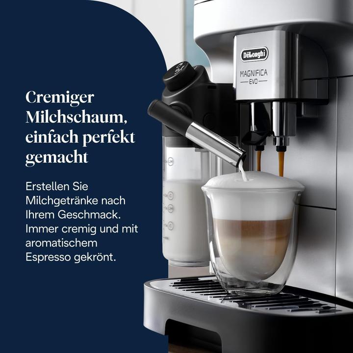 Produktbild De'Longhi Volautomatische Espressomaschine mit Melksystem, 7 Knöpfe für Cappuccino und Espresso