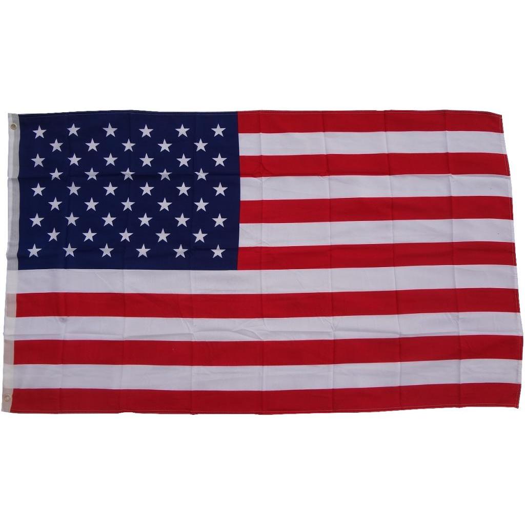 trends4cents, Fahne, Flagge USA / Amerika 90 x 150 cm Fahne mit 2 Ösen 100g/m² Stoffgewicht Hissflagge