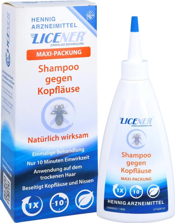 Produktbild Hennig Arzneimittel LICENER Maxi-Packung Shampoo gegen Kopfläuse und Nissen, 200 ml Shampoo (200 ml)