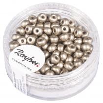 Image du produit Rayher Perles de rocaille, ø 4 mm, taupe, 150 pièces