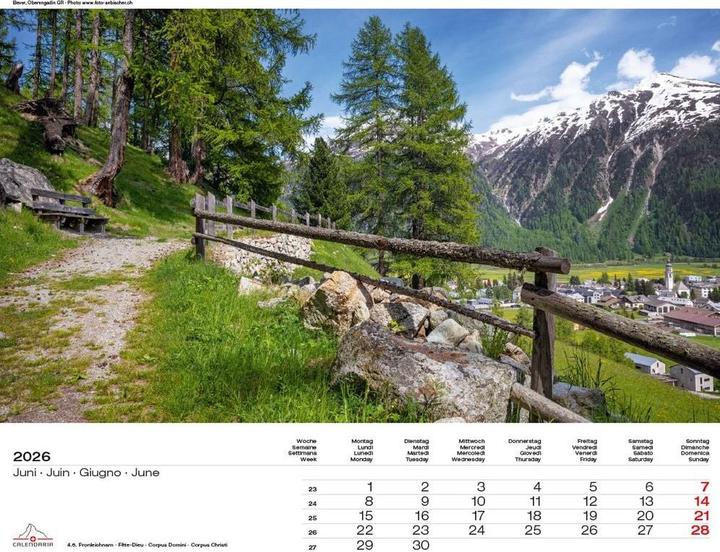 Image du produit Swiss Places 2026 (40 x 31 cm, Français, Allemand)