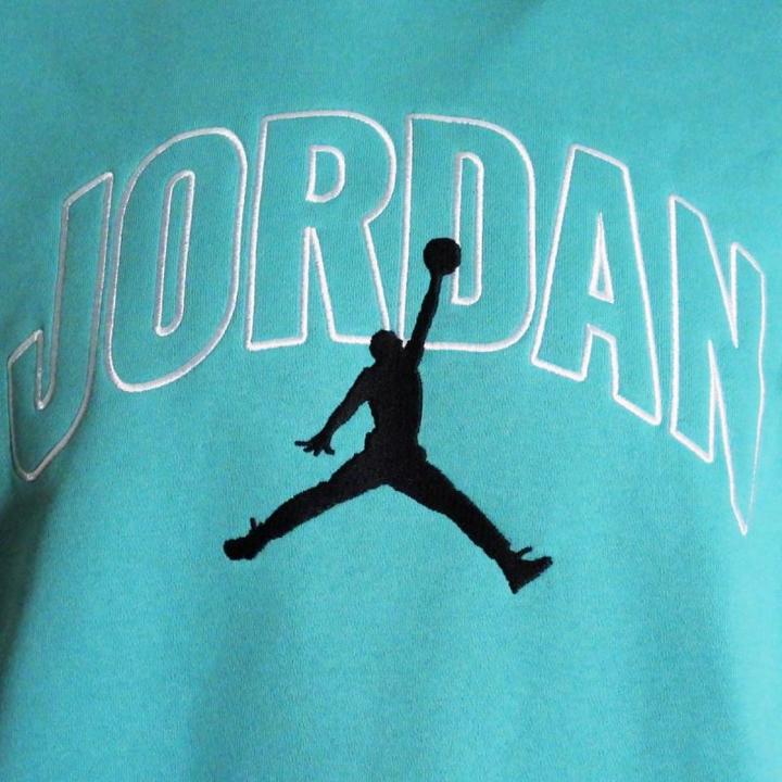 Actual product image Air Jordan Brooklyn Fleece Turquoise Men's Hoodie - IB7241-392 (M)