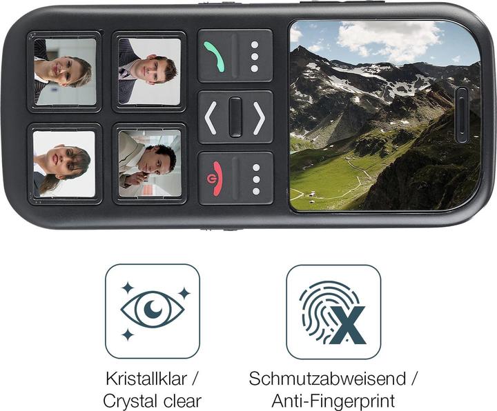 Produktbild Dipos Schutzfolie Klar für simvalley mobile RX-820.GPS (1 Stück, Simvalley Mobile RX-820)