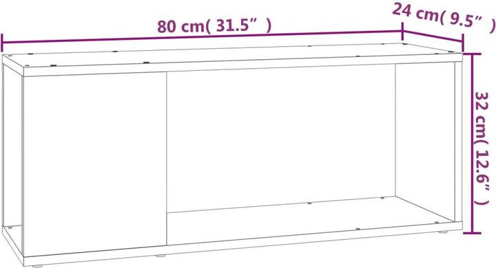 Immagine prodotto VidaXL TV-Schrank (80 x 24 x 32 cm)