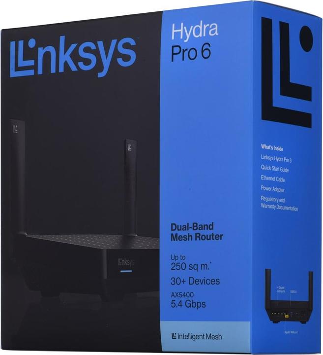 Image du produit Linksys Hydra Pro 6 Whole-Home Mesh Wi-Fi 6 MR5500 AX5400 Routeur bibande