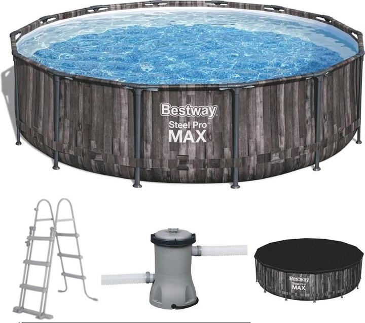 Image du produit Bestway Steel Pro MaxPiscine ronde 427x107 cm (427 x 107 cm)