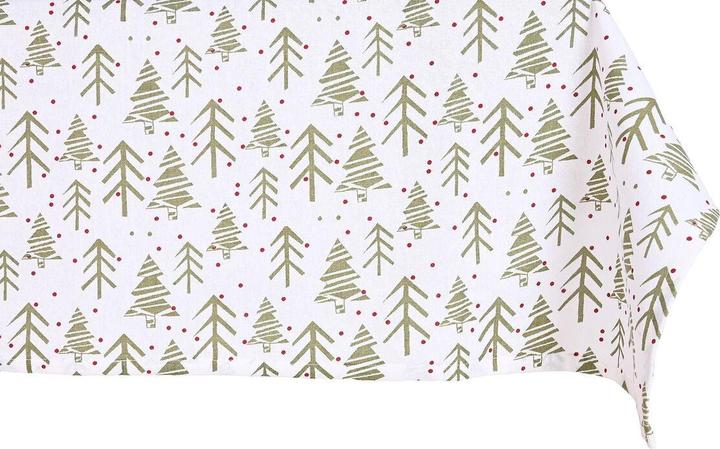 Productafbeelding Esprit Fleckenabweisende geharzte Tischdecke Home Weiss grün Beige (5 Stücke)