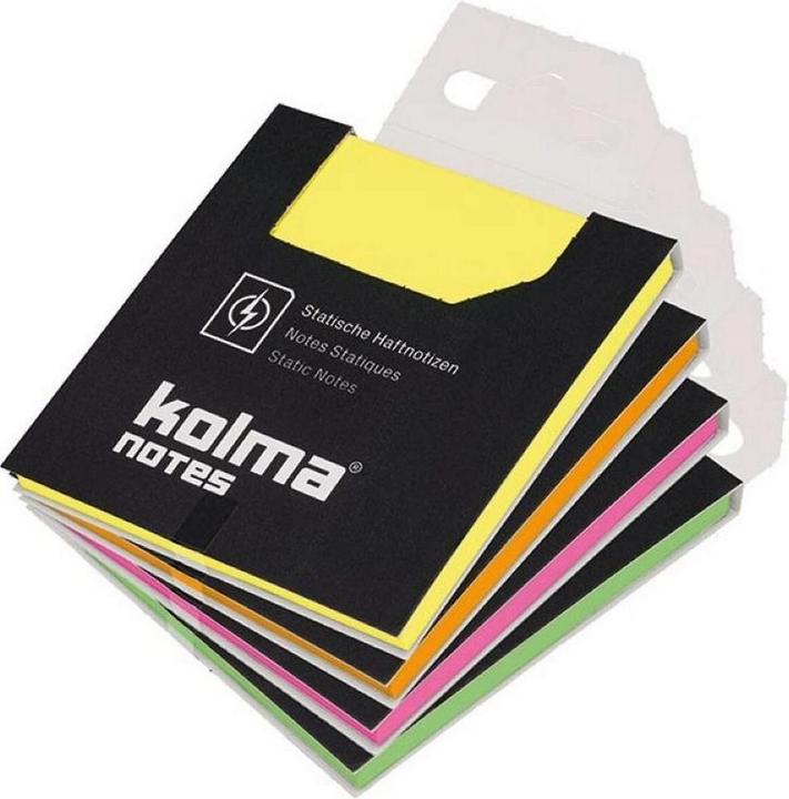 Actual product image Kolma Sticky notes Notes 76 x 76 mm static cling yellow (76 x 76 mm)