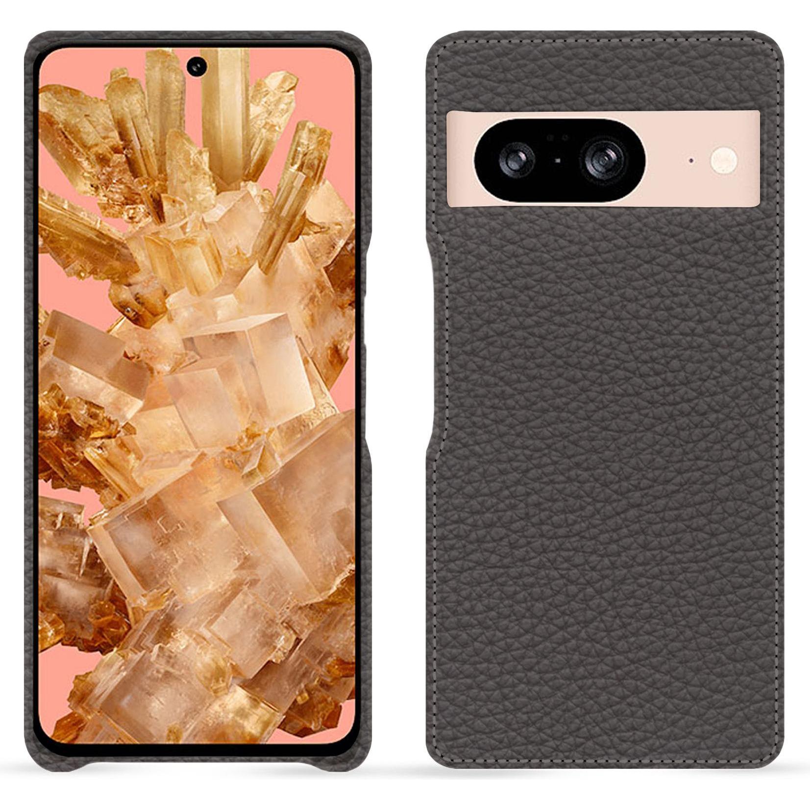 Noreve Lederschutzhülle (Google Pixel 8), Smartphone Hülle, Grau