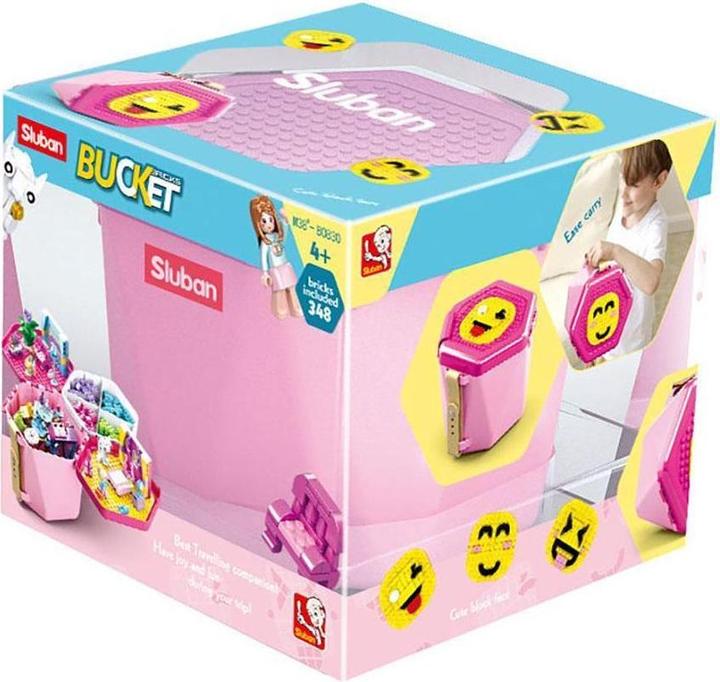Produktbild Sluban Bucket Bricks Pink M38-B0830