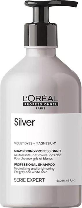 Image du produit L'Oréal Professionnel Shampooing SILVER 500 ml (Shampoing liquide, 500 ml)