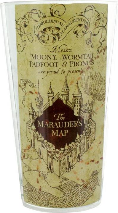 Paladone Products HARRY POTTER - Carte du Maraudeur - Verre 400ml (0.40 l)
