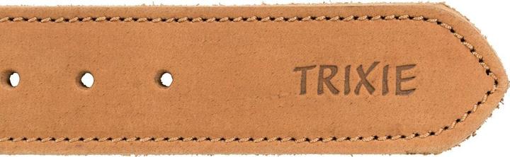Actual product image Trixie Rustic fat leather necklace Heartbeat (L, XL, Dog)