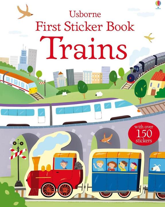 Actual product image First Sticker Book: Trains (80 Sticker)