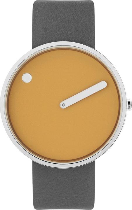 Immagine prodotto Picto 43354-6220S Mustard Yellow Unisex 40mm 5ATM (Orologio da polso analogico)