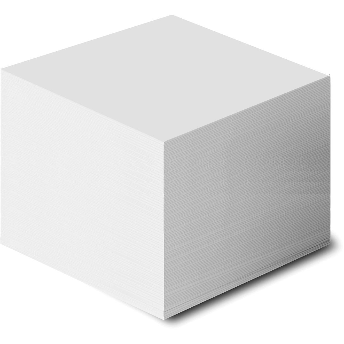 Läufer, Haftnotiz, Notizzettel für Zettelbox 9,6x9,6cm VE=500 Stück weiss