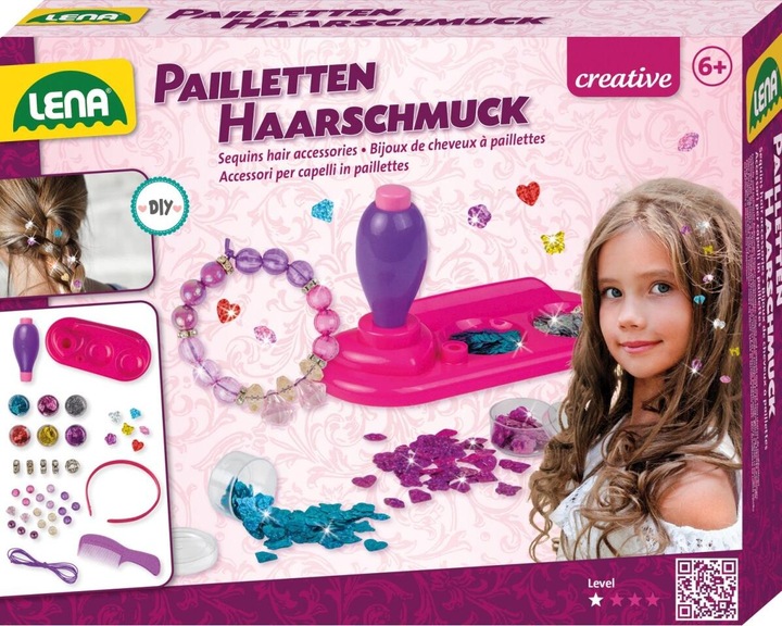 Lena Bijoux di camoscio con paillettes