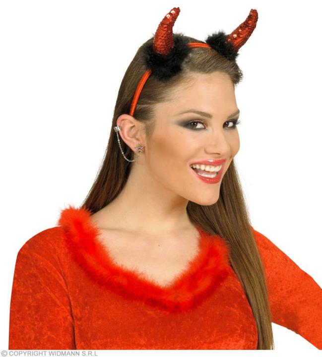 Actual product image Widmann Devil with sequins