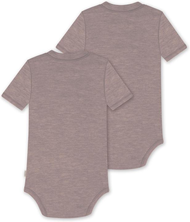 Immagine prodotto Normani Set di 2 body baby merino a maniche corte "Tihoi" - 9313 (80)