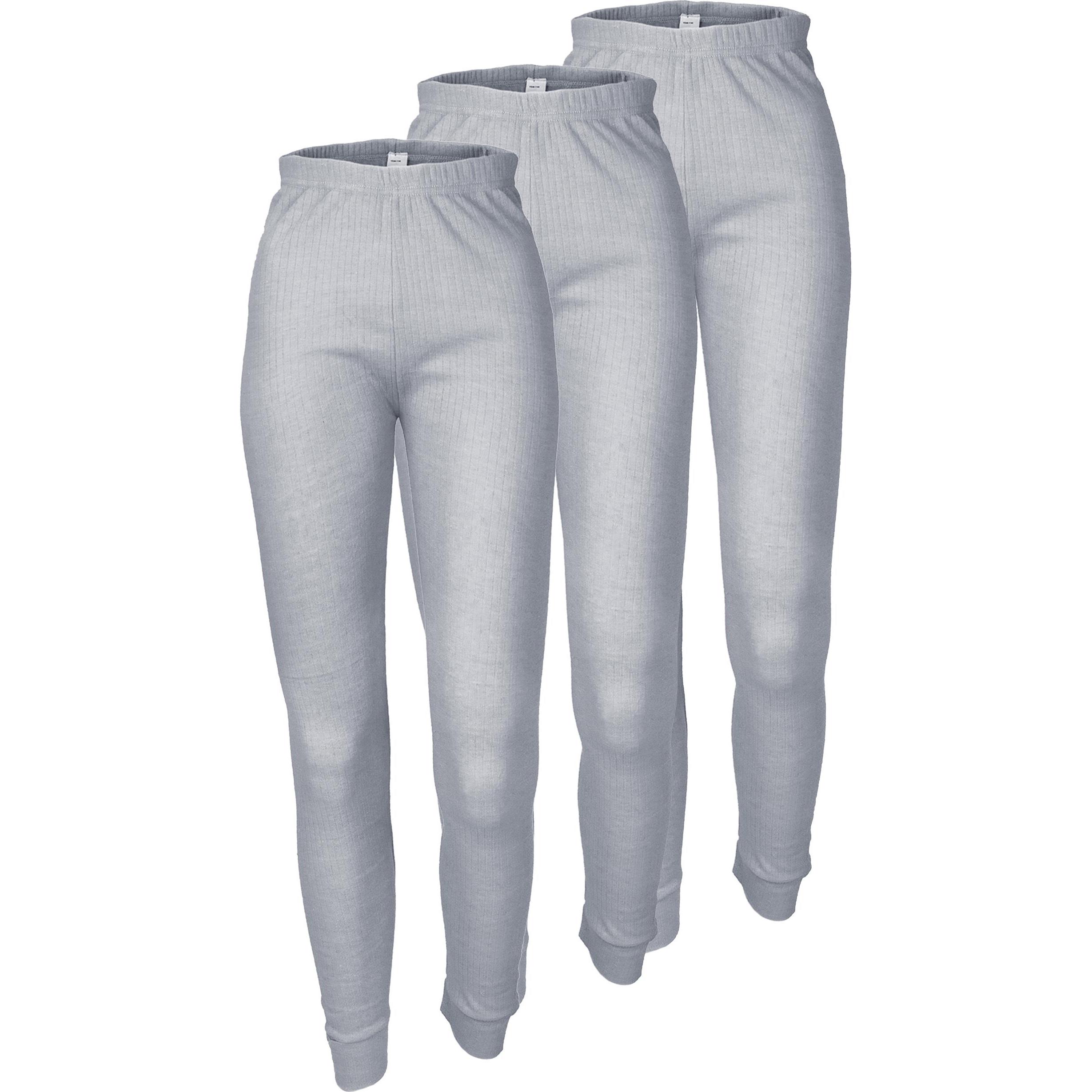 Black Snake, Damen, Unterhosen, cozy, Grau, Beige, (M, 3er Pack)