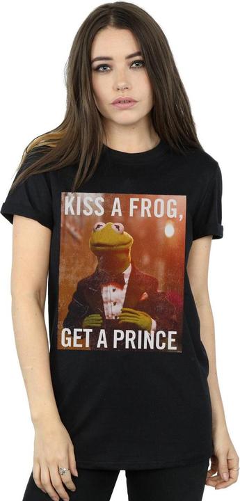 Immagine prodotto Disney The Muppets Kiss A Frog Get A Prince Maglietta Ampia Donna (4XL)