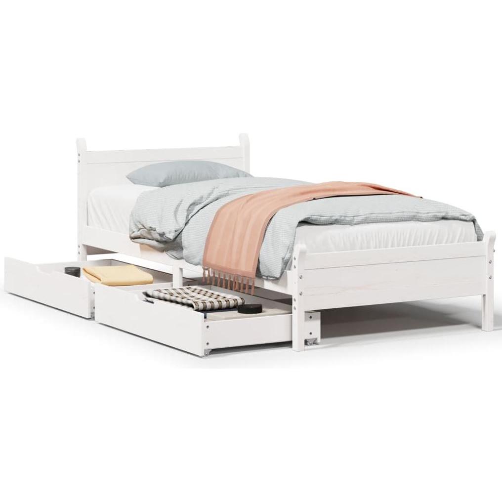 VidaXL, Bett, Bett ohne Matratze (75 x 190 cm)