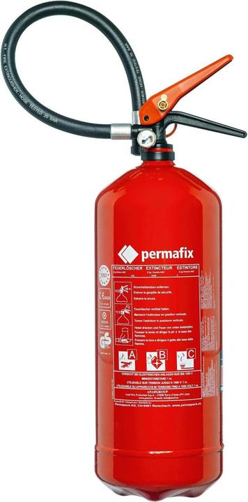 Permafix Pulverfeuerlöscher PS6-HJ (A, B, C)