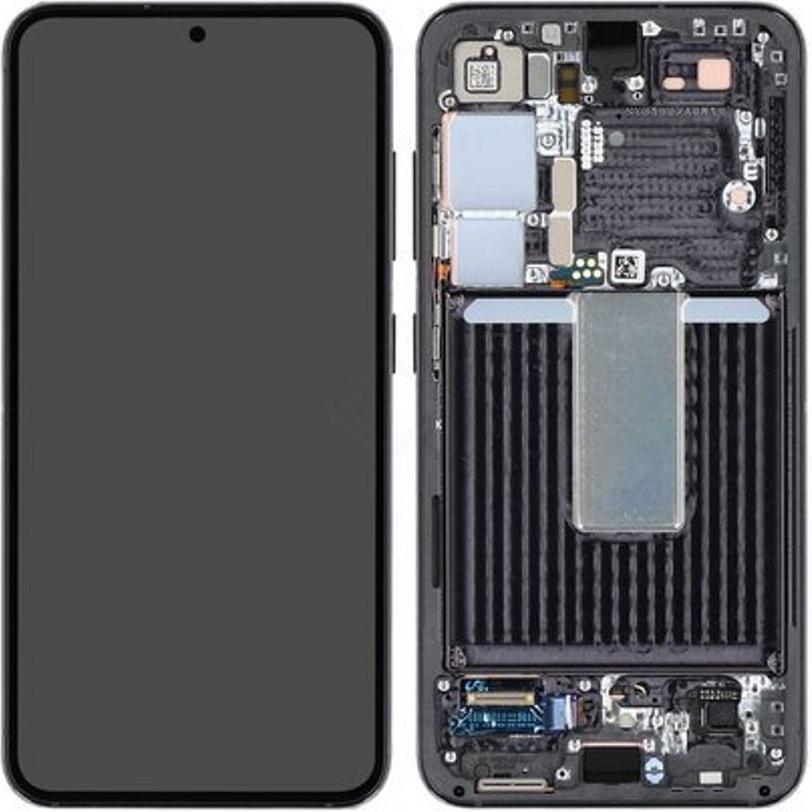 Samsung S911 S23 LCD Black (Display), Mobilgerät Ersatzteile, Schwarz