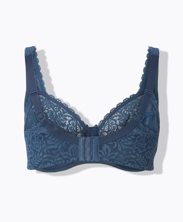 Produktbild Ulla Popken Bügel-BH, Blütenspitze, Vollspitze, Cup B - E (Einzelpack, 85 E)