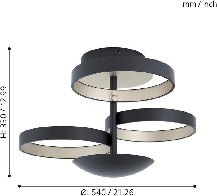 Image du produit EGLO Plafonnier à LED (4000 lm)