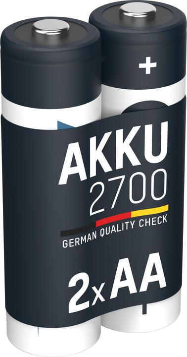 Actual product image Ansmann 1x2 Battery 2700 Mignon AA 2500 mAh (2 pcs., AA, 2700 mAh)