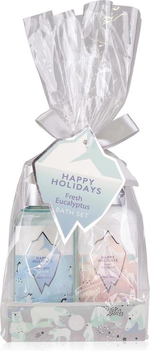 Produktbild Roost Badeset Happy Holidays 6054260 Duschgel, Bodylotion 100ml (Körperpflegeset)