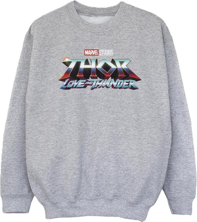 Produktbild Thor Love And Thunder Logo Sweatshirt Mädchen (128)