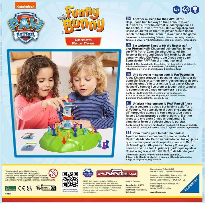 Actual product image Ravensburger Lotti Karotti Paw Patrol (German, French, Italian, English, Spanish)