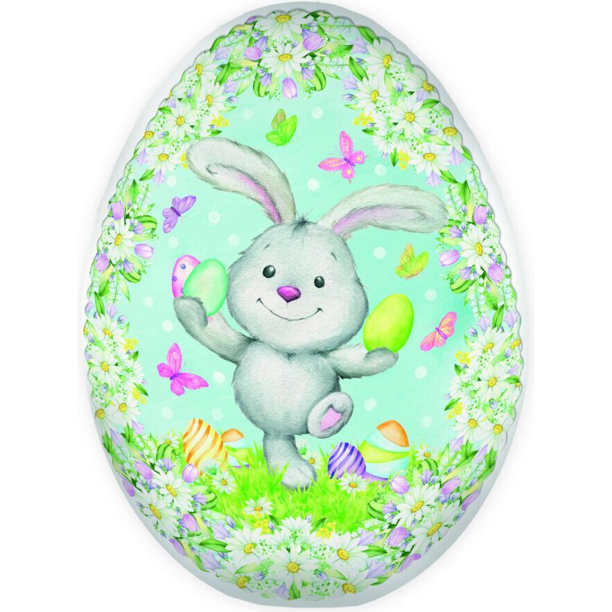 Trötsch, Osterdeko, Osterei zum Befüllen 18 cm Hase Füllei Pappei (18 cm)