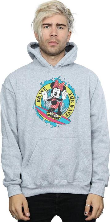 Immagine prodotto Disney Minnie Mouse Brave The Wave Felpa con Cappuccio Uomo (XXL)