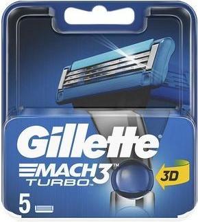 Image du produit Gillette Mach3 Turbo 5 lames (5 x)