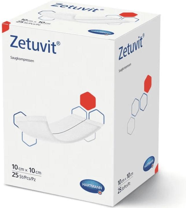 Actual product image Hartmann Zetuvit absorbent dressings sterile 25 pieces