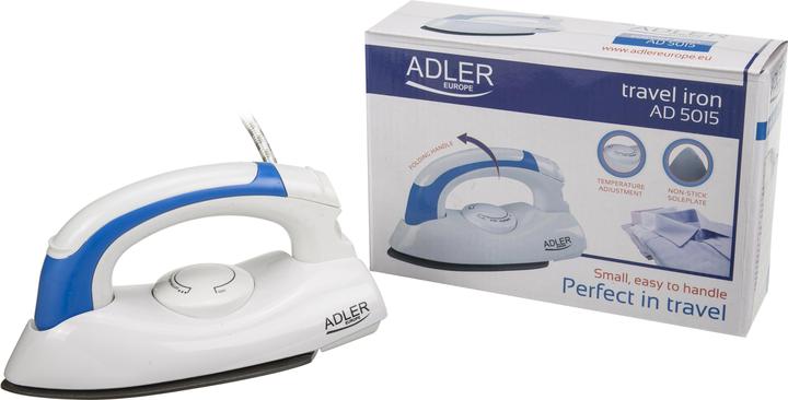 Actual product image Adler Iron tourist AD 5015 (800W / white and blue) (800 W)