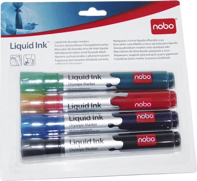 Actual product image Nobo 1902408 Whiteboard marker (4x)