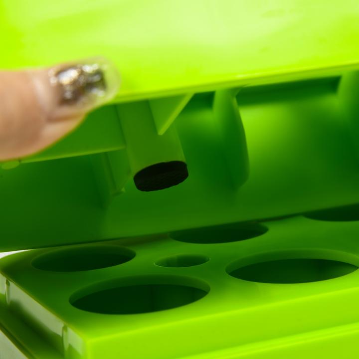 Actual product image Homcom Steppbrett Kunststoff Grau+Grün