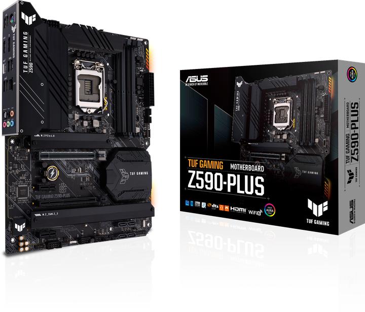 Produktbild ASUS TUF GAMING Z590-PLUS (LGA 1200, Intel Z590, ATX)