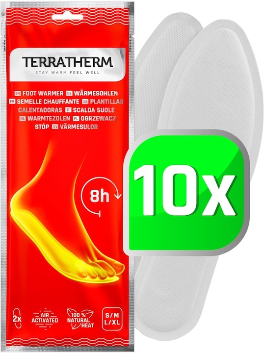 TerraTherm Wärmesohlen 10 Paar