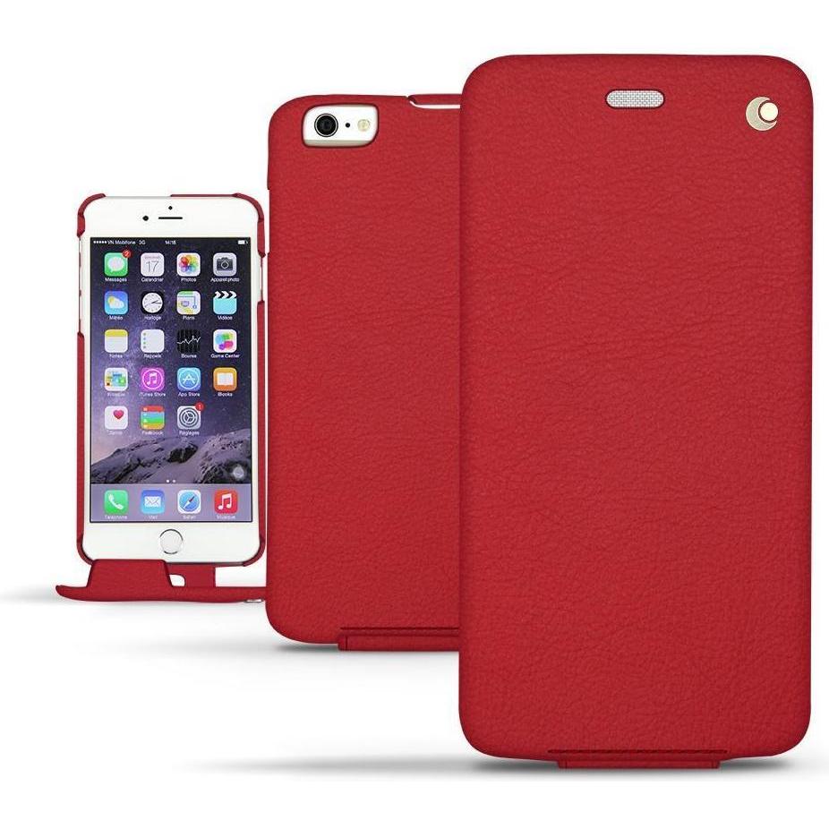 Noreve Lederschutzhülle vertikal (Apple iPhone 6 Plus), Smartphone Hülle, Rot