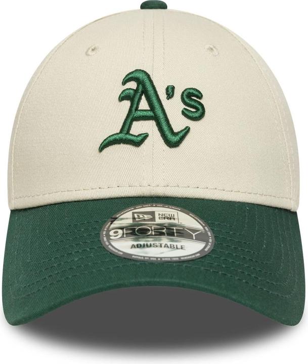 Actual product image New Era 9Forty Strapback Cap - Oakland Athletics Beige