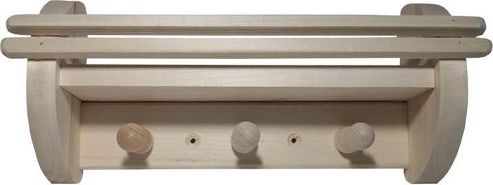 Image du produit Flammifera Sauna Towel Rack 3hooks+Shelf