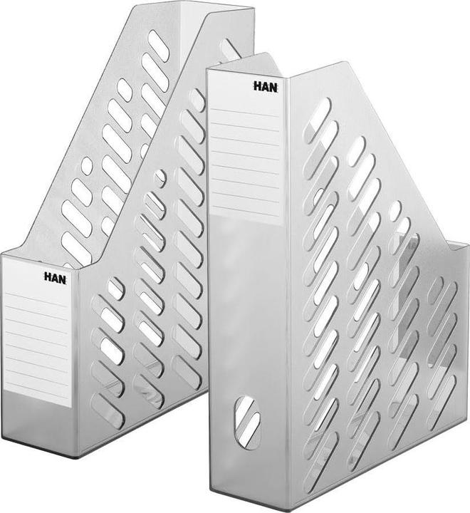 Actual product image Han Magazine file BRILLANT A4 C4 Grey Transparent (A4, C4)